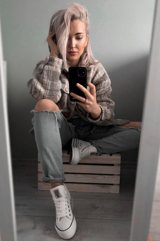 Chaussures de loisirs Big Star couleur blanche GG274013 Chaussures de loisirs Big Star couleur blanche GG274013