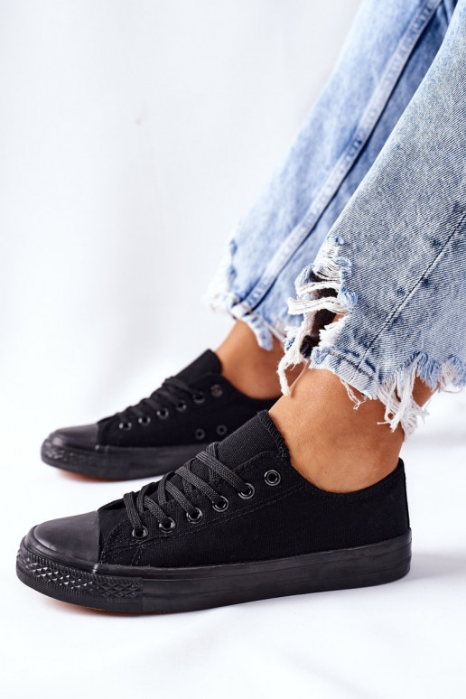 Chaussures décontractées modèle classique de couleur noire