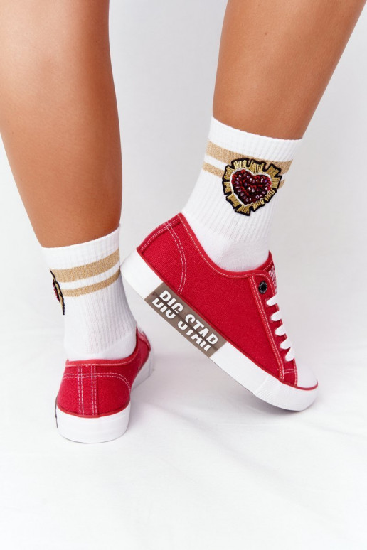 Chaussures femme BIG STAR HH274115 rouge Chaussures femme BIG STAR HH274115 rouge
