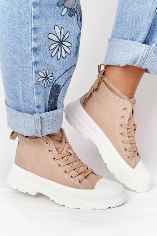 chaussures décontractées à semelles larges Trissy marron clair chaussures décontractées à semelles larges Trissy marron clair