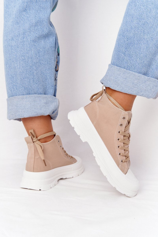 chaussures décontractées à semelles larges Trissy marron clair chaussures décontractées à semelles larges Trissy marron clair