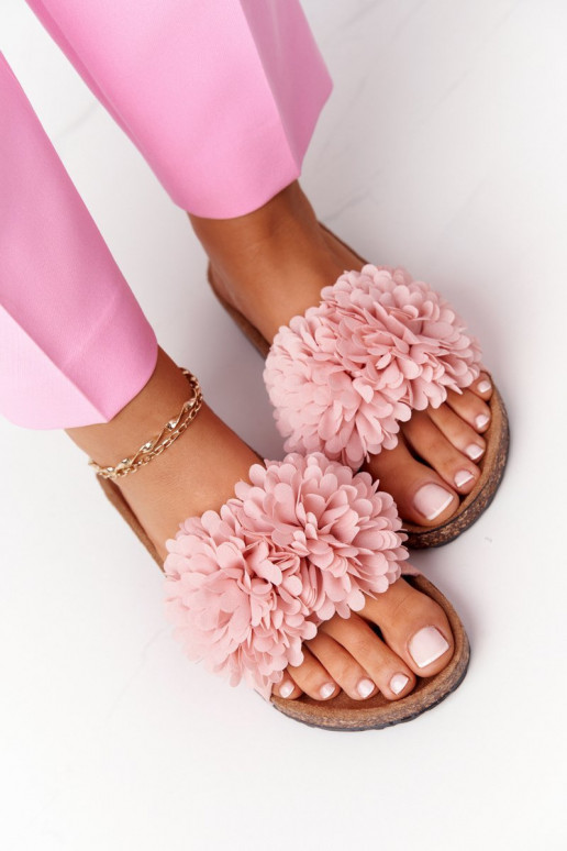 Chaussons roses Flowerbomb