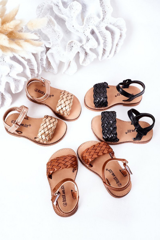 Sandales pour enfants de couleur noire Bailly