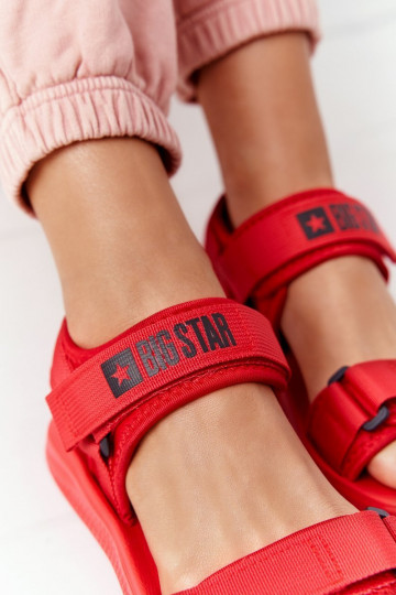 Sandales style sport Big Star HH274A027 rouge 2