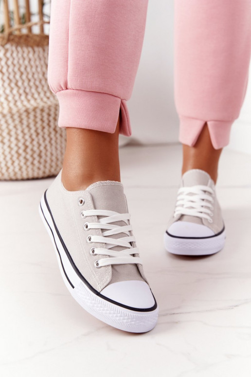 Chaussures décontractées de modèle classique de couleur grise