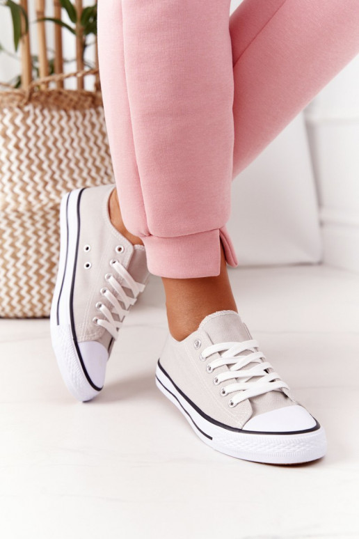 Chaussures décontractées de modèle classique de couleur grise