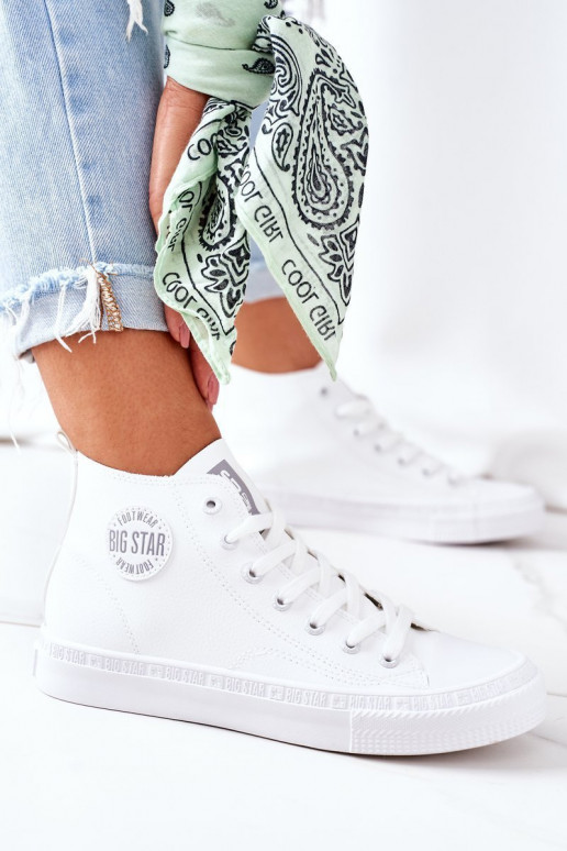 chaussures de loisirs avec semelle Big Star GG274016 couleur blanche
