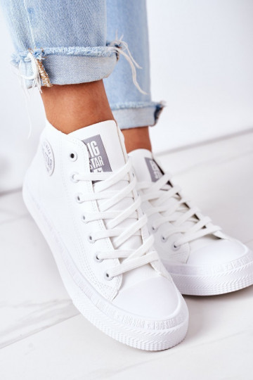 chaussures de loisirs avec semelle Big Star GG274016 couleur blanche 2