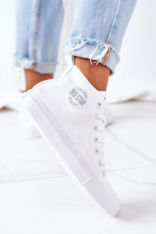 chaussures de loisirs avec semelle Big Star GG274016 couleur blanche