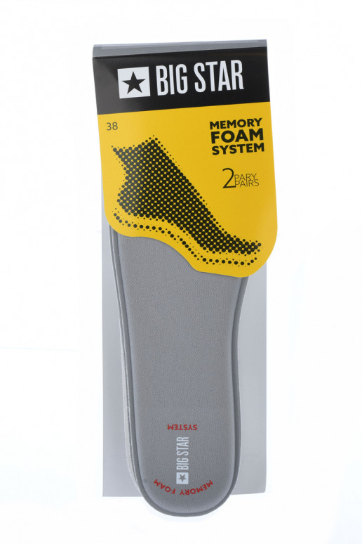 Semelles intérieures de chaussures BIG STAR Memory Foam System 2 paires Semelles intérieures de chaussures BIG STAR Memory Foam System 2 paires