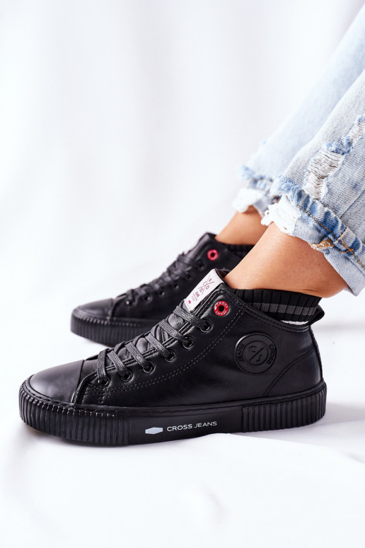 Chaussures de loisirs Cross Jeans couleur noir II2R4021 Chaussures de loisirs Cross Jeans couleur noir II2R4021