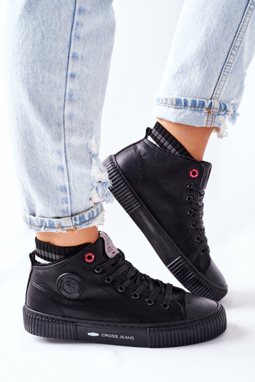 Chaussures de loisirs Cross Jeans couleur noir II2R4021 Chaussures de loisirs Cross Jeans couleur noir II2R4021