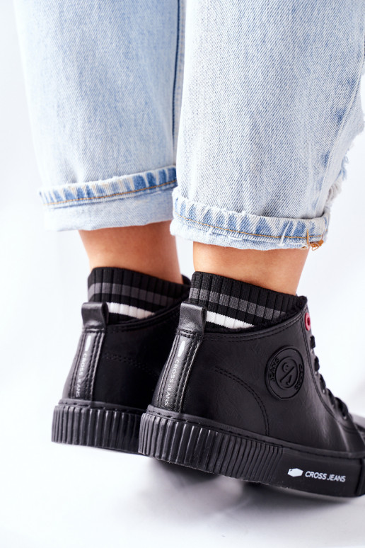 Chaussures de loisirs Cross Jeans couleur noir II2R4021 Chaussures de loisirs Cross Jeans couleur noir II2R4021