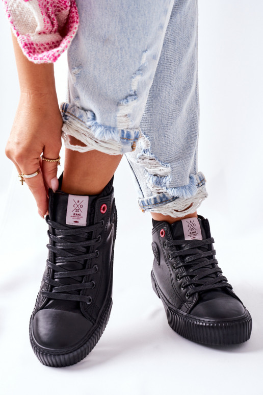 Chaussures de loisirs Cross Jeans couleur noir II2R4021 Chaussures de loisirs Cross Jeans couleur noir II2R4021
