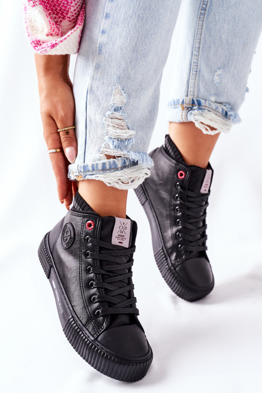 Chaussures de loisirs Cross Jeans couleur noir II2R4021 Chaussures de loisirs Cross Jeans couleur noir II2R4021