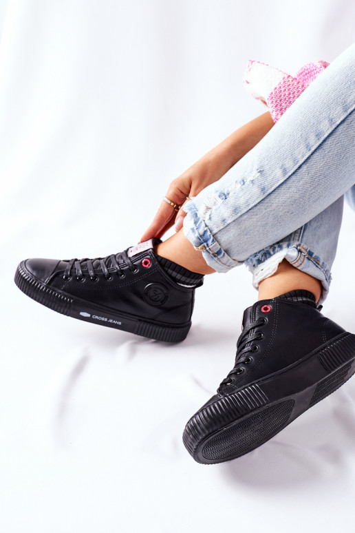 Chaussures de loisirs Cross Jeans couleur noir II2R4021 Chaussures de loisirs Cross Jeans couleur noir II2R4021