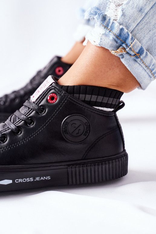Chaussures de loisirs Cross Jeans couleur noir II2R4021 Chaussures de loisirs Cross Jeans couleur noir II2R4021