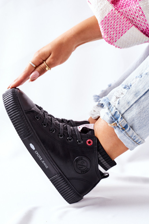Chaussures de loisirs Cross Jeans couleur noir II2R4021 Chaussures de loisirs Cross Jeans couleur noir II2R4021