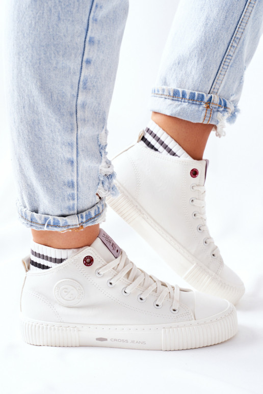 Chaussures de loisirs Cross Jeans couleur blanc II2R4022