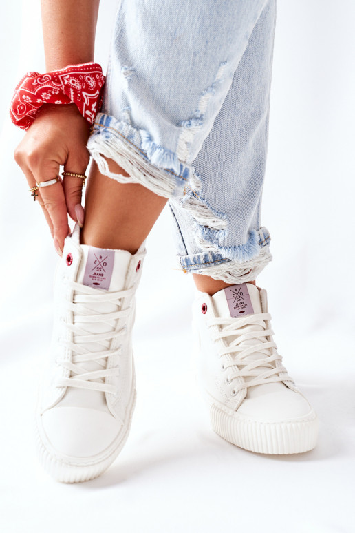 Chaussures de loisirs Cross Jeans couleur blanc II2R4022