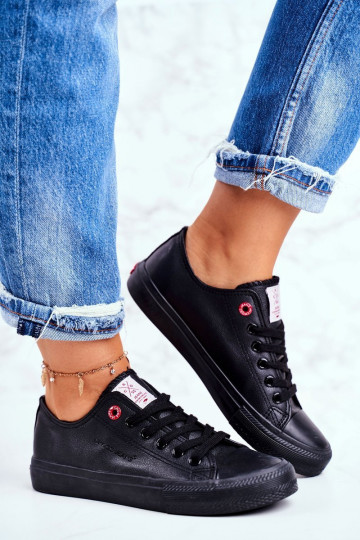 Chaussures femme Cross Jeans couleur noir DD2R4029