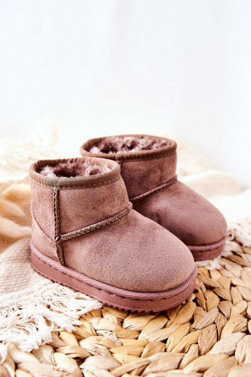 Bottes d'hiver chaudes pour enfants Ciemny ivoire Gooby Bottes d'hiver chaudes pour enfants Ciemny ivoire Gooby