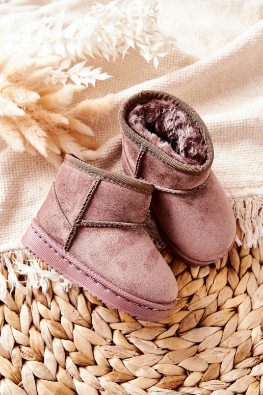 Bottes d'hiver chaudes pour enfants Ciemny ivoire Gooby Bottes d'hiver chaudes pour enfants Ciemny ivoire Gooby