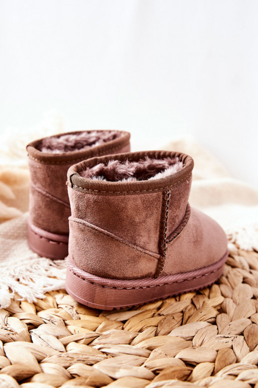 Bottes d'hiver chaudes pour enfants Ciemny ivoire Gooby