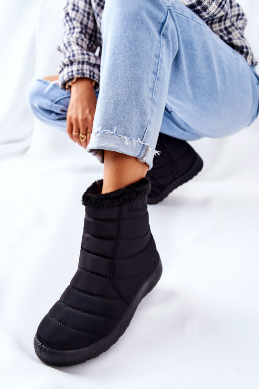 Féminin réchauffer Bottes de neige couleur noire Mezyss Féminin réchauffer Bottes de neige couleur noire Mezyss