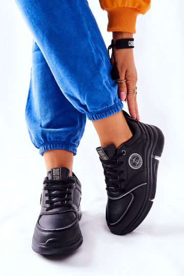 Chaussures de style sportif avec plateforme Big Star II274313 couleur noire 2