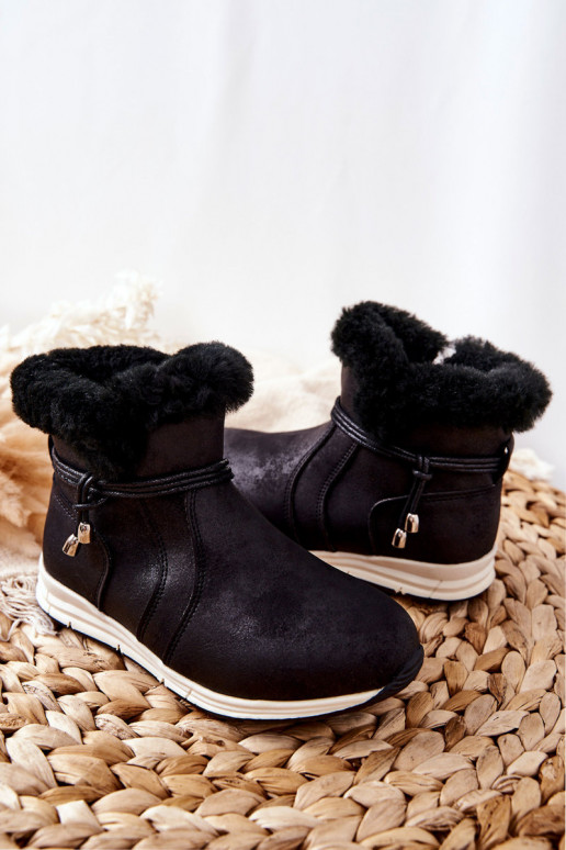 Bottes de neige enfant Big Star BB374056BS noir