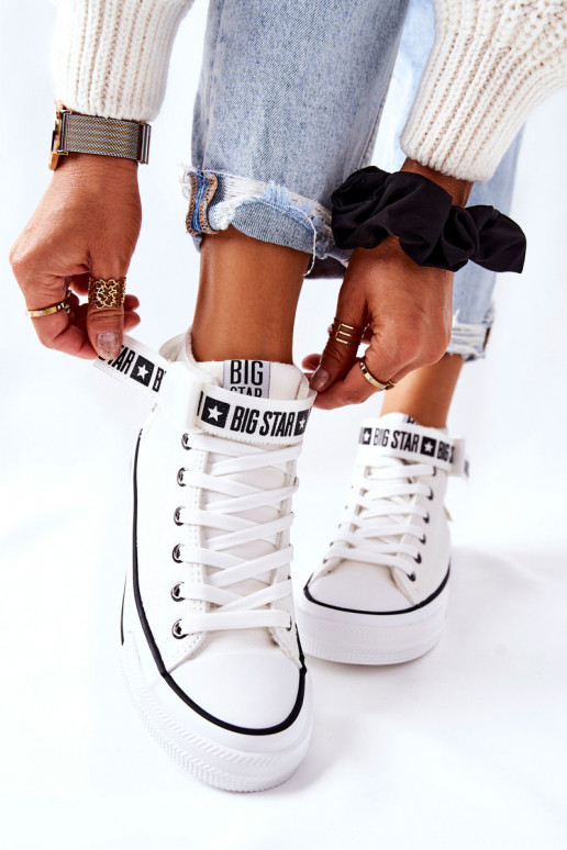 chaussures de loisirs chauffées Big Star GG274027 couleur blanche