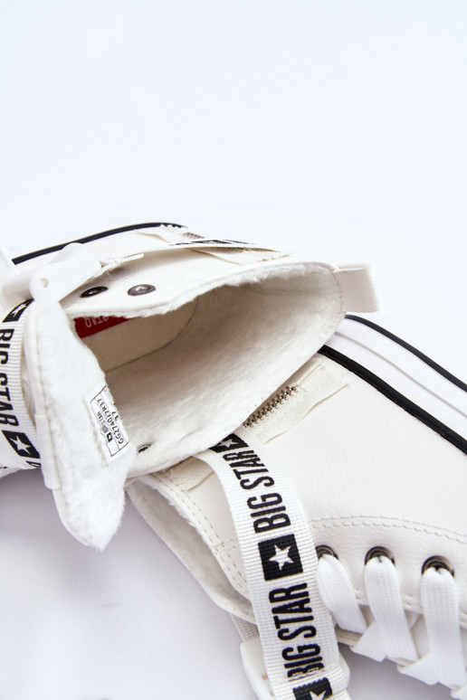 chaussures de loisirs chauffées Big Star GG274027 couleur blanche