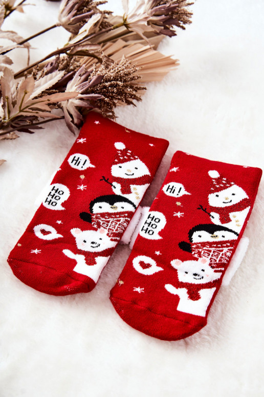 Chaussettes Ho Ho Ho! couleur rouge Chaussettes Ho Ho Ho! couleur rouge