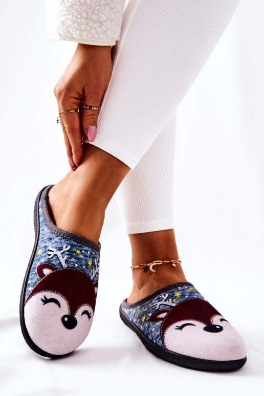 Chaussons chauffants couleur bleu Taffy Chaussons chauffants couleur bleu Taffy