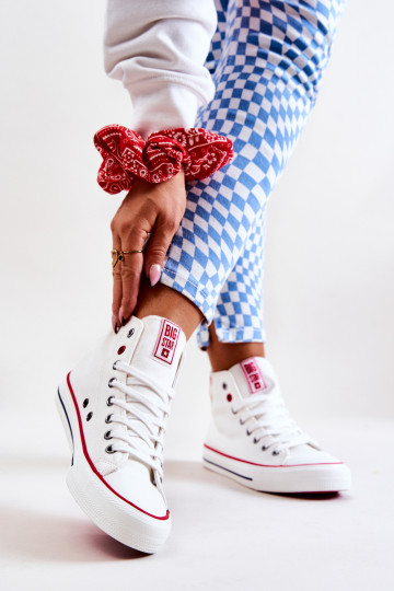 chaussures de loisirs avec semelle Big Star JJ274127 couleur blanche
