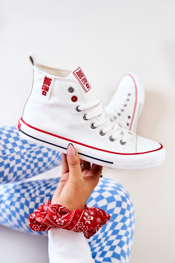chaussures de loisirs avec semelle Big Star JJ274127 couleur blanche 2