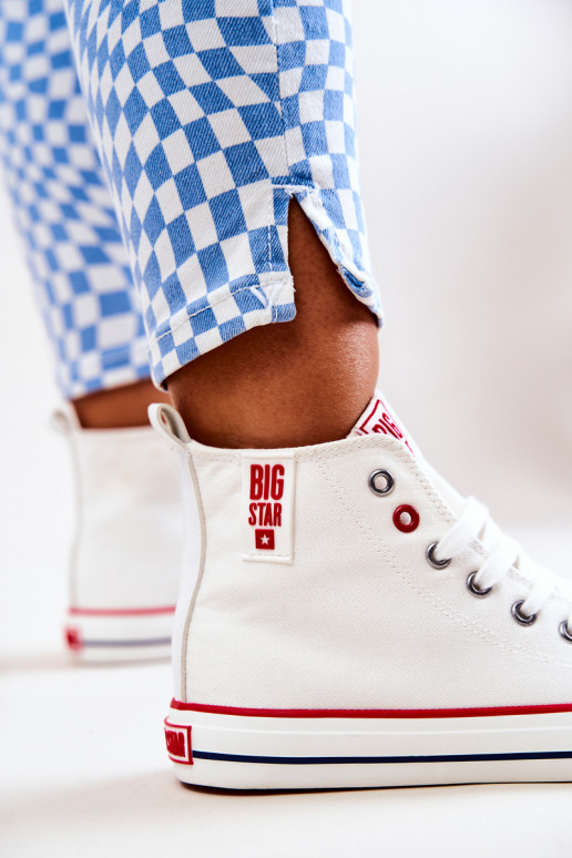chaussures de loisirs avec semelle Big Star JJ274127 couleur blanche chaussures de loisirs avec semelle Big Star JJ274127 couleur blanche