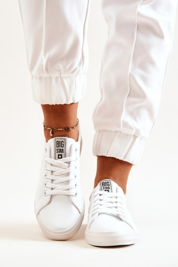 Baskets Big Star JJ274311 couleur blanche 2