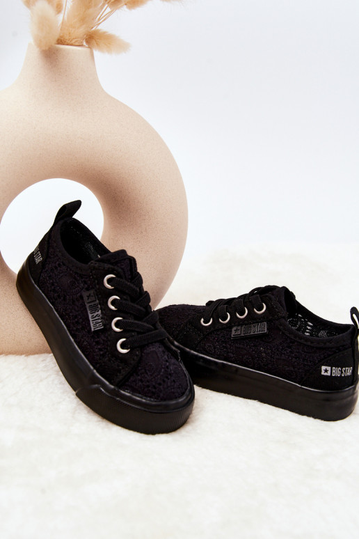chaussures de loisirs avec éléments ajourés Big Star JJ374133 couleur noir chaussures de loisirs avec éléments ajourés Big Star JJ374133 couleur noir