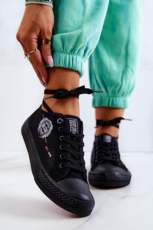 Baskets chaussures de loisirs BIG STAR JJ274A256 couleur noir