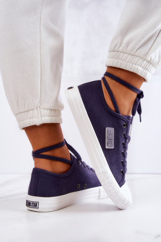 Modèle classique Chaussures femme BIG STAR JJ274494 bleu foncé
