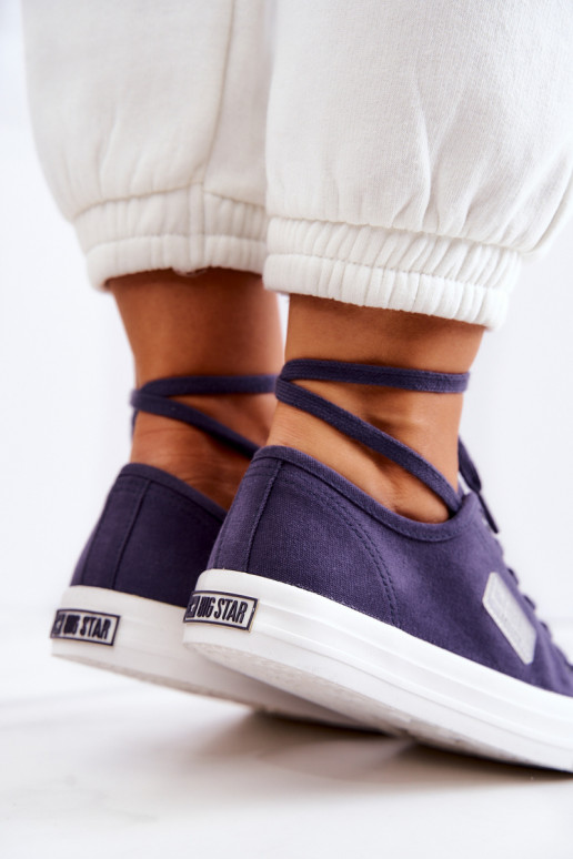 Modèle classique Chaussures femme BIG STAR JJ274494 bleu foncé