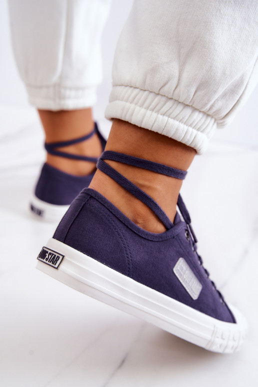 Modèle classique Chaussures femme BIG STAR JJ274494 bleu foncé