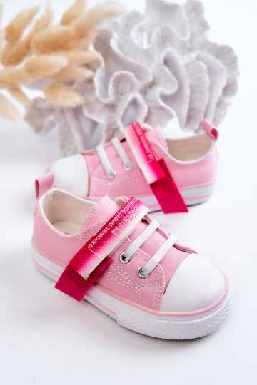 Chaussures plates enfant BIG STAR JJ374078 couleur rose 2