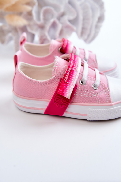 Chaussures plates enfant BIG STAR JJ374078 couleur rose Chaussures plates enfant BIG STAR JJ374078 couleur rose