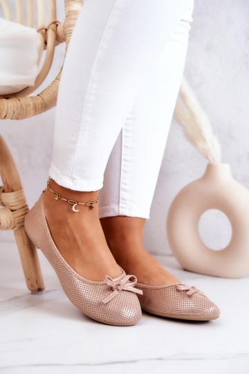 Ballerines modèle Classique rose Fimme