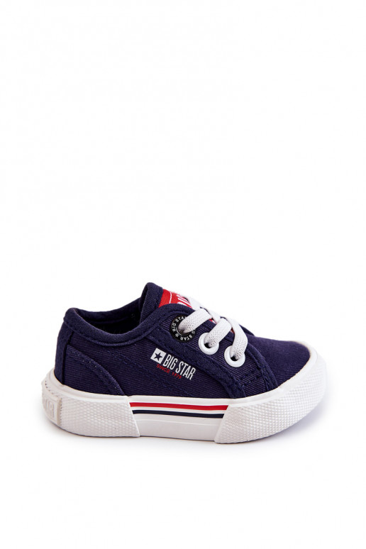 Chaussures plates enfant Big Star JJ374163 bleu foncé Chaussures plates enfant Big Star JJ374163 bleu foncé