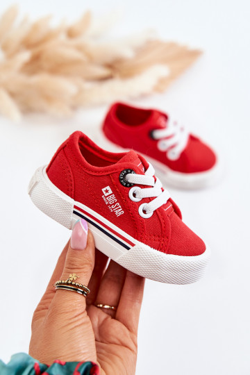 Chaussures plates enfant Big Star JJ374162 couleur rouge