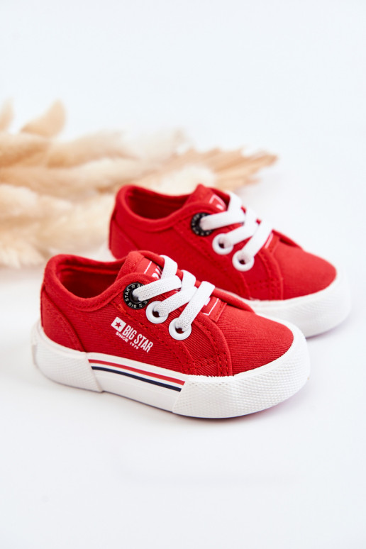Chaussures plates enfant Big Star JJ374162 couleur rouge Chaussures plates enfant Big Star JJ374162 couleur rouge
